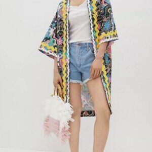 Celia B for Anthropologie Paisley Floral Jacket